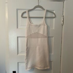 Zara cream knit dress